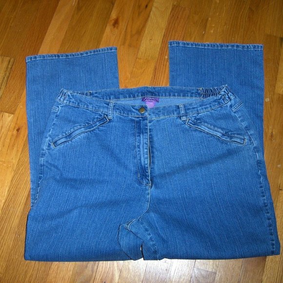 Suzanne Somers Blue Jeans Pants Stretch 24 - Picture 1 of 10